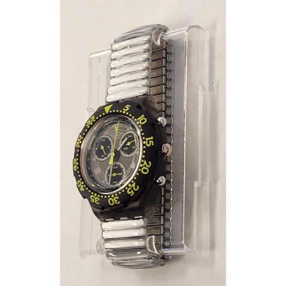 Swatch watch WATERPOWER SBM100 1994 Aquachrono New Old Stock - Picture 6 of 10